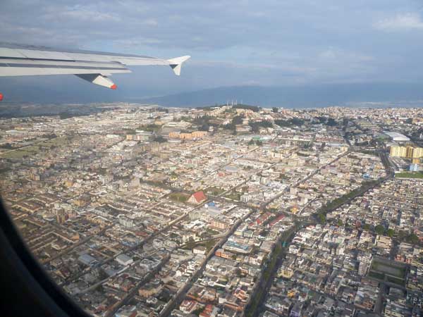 Quito vue du ciel