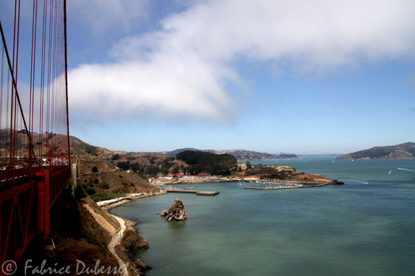 La baie de San Francisco vue du Golden Gate