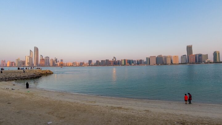 Corniche Beach, la plus réputée d'Abu Dhabi