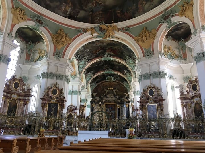 cathédrale baroque de Saint Gall