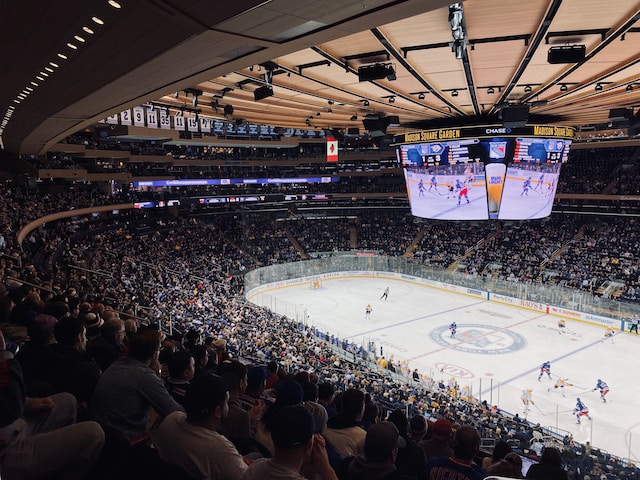 voir un match de hockey à new york